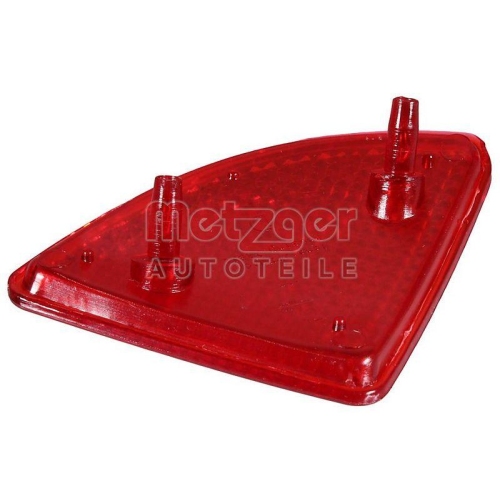 R&uuml;ckstrahler METZGER 2080256 GREENPARTS f&uuml;r NISSAN RENAULT DACIA, Sto&szlig;f&auml;nger