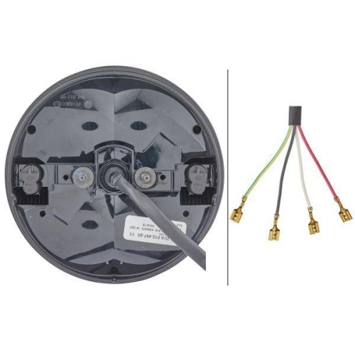 HELLA Heckleuchte 2VA 012 497-201 für KRONE, links, rechts
