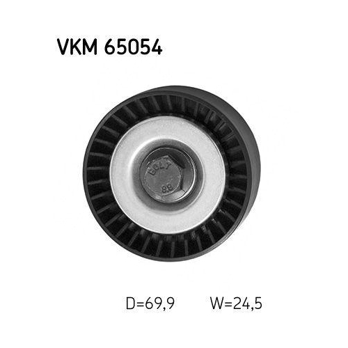 Umlenk-/F&uuml;hrungsrolle, Keilrippenriemen SKF VKM 65054 f&uuml;r CHRYSLER CITRO&Euml;N FIAT