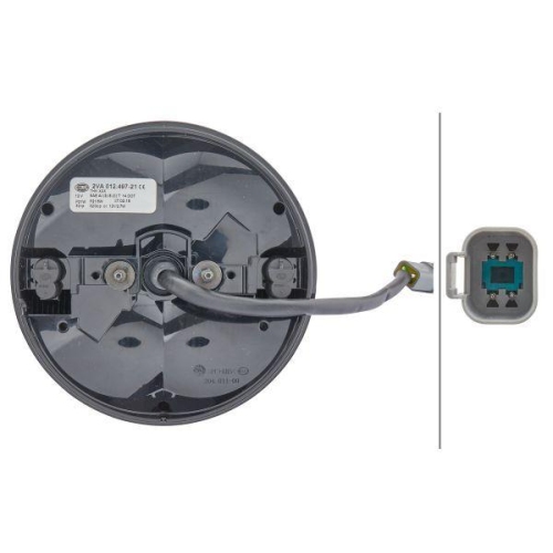 HELLA Heckleuchte 2VA 012 497-211 für KRONE, links, rechts
