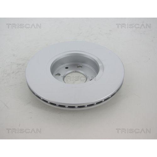 TRISCAN 8120 25131C 2 St&uuml;ck Bremsscheiben COATED f&uuml;r NISSAN RENAULT DACIA, Vorderachse