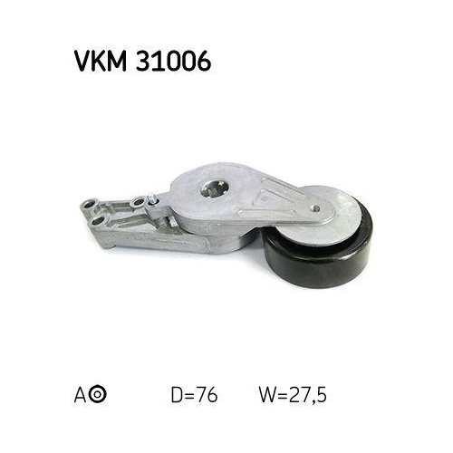 Riemenspanner, Keilrippenriemen SKF VKM 31006 f&uuml;r AUDI SEAT SKODA VW AUDI (FAW)