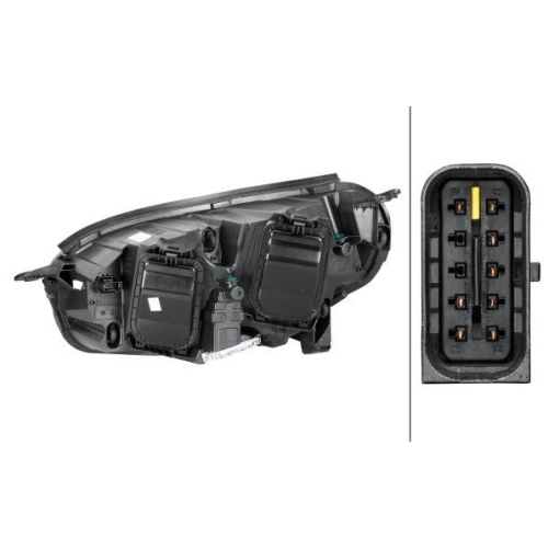 HELLA Hauptscheinwerfer 1ZS 354 853-061 für CITROËN, rechts