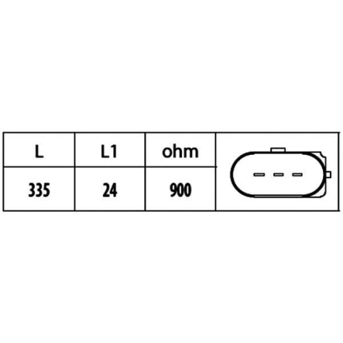 Impulsgeber, Kurbelwelle HELLA 6PU 009 146-531 für AUDI VW KARMANN