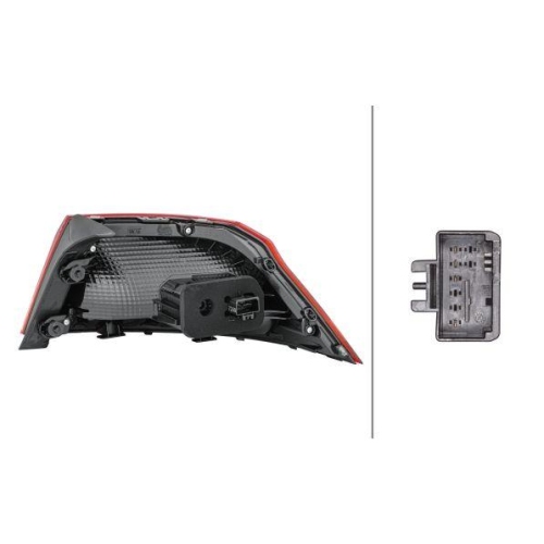 HELLA Heckleuchte 2SD 011 881-051 für VW, links