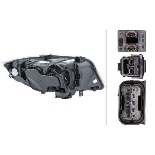 HELLA Hauptscheinwerfer 1EL 354 687-011 für BMW BMW (BRILLIANCE), links