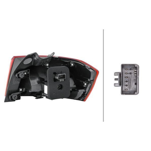 HELLA Heckleuchte 2SD 011 889-051 für VW, links