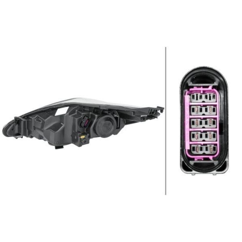 HELLA Hauptscheinwerfer 1EJ 247 045-321 f&uuml;r FORD, rechts