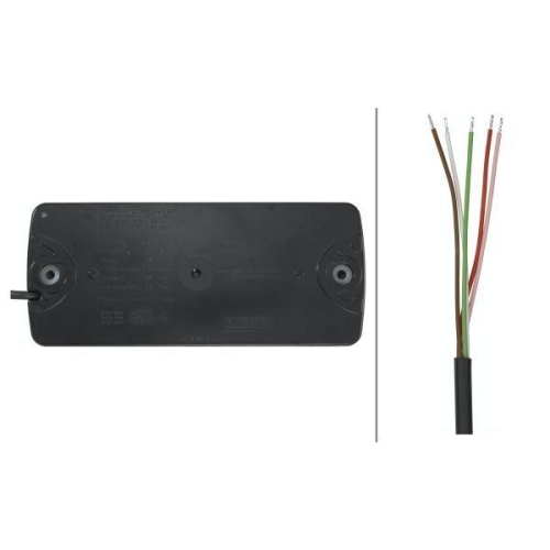 HELLA Heckleuchte 2VP 015 074-101 für, links, rechts