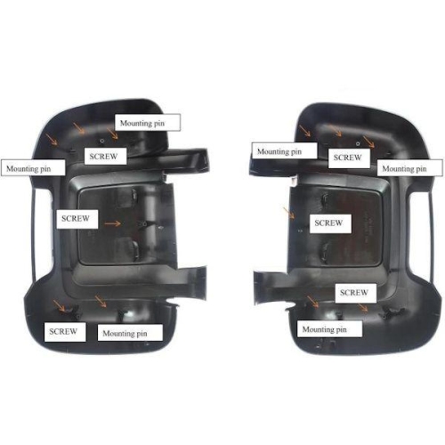 Abdeckung, Außenspiegel VAN WEZEL 1651841 * HAGUS * für FIAT, links