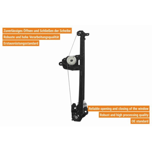 Fensterheber VAICO V40-0830 Original VAICO Qualität für OPEL, hinten links