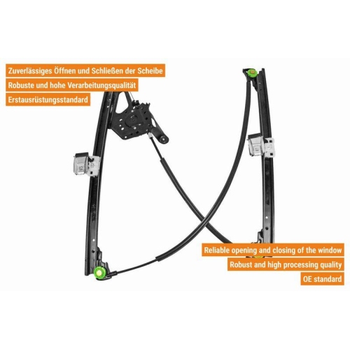 VAICO Fensterheber links und rechts vorne V10-3060 + V10-3061 f&uuml;r VW