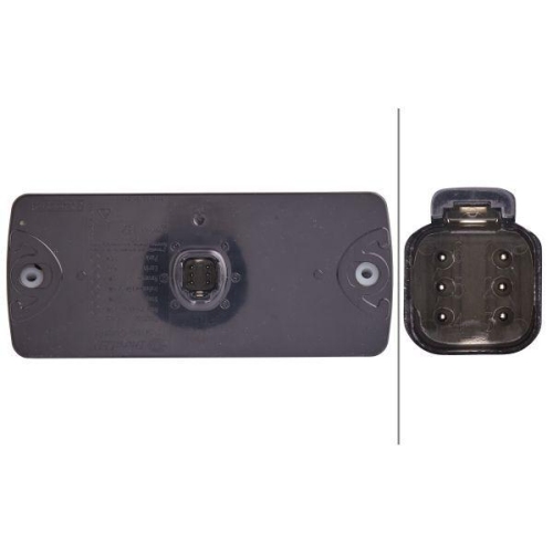 HELLA Heckleuchte 2VP 015 075-101 für, links, rechts