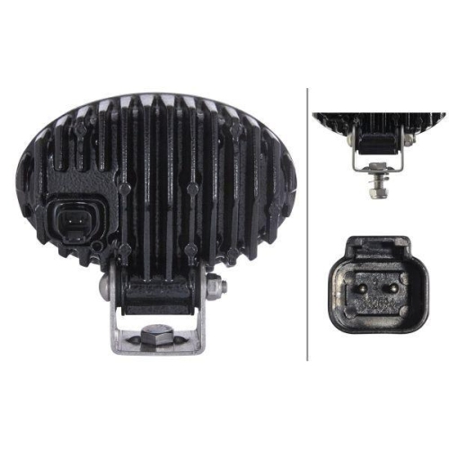 HELLA Arbeitsscheinwerfer 1GA 996 661-001 für AEBI BOMAG HOLDER LIEBHERR CLAAS