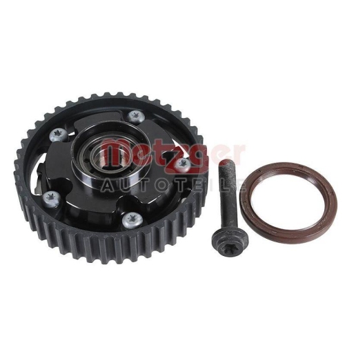 Nockenwellenversteller METZGER AUTOTEILE 2410112 f&uuml;r FORD VOLVO, Einlassseite