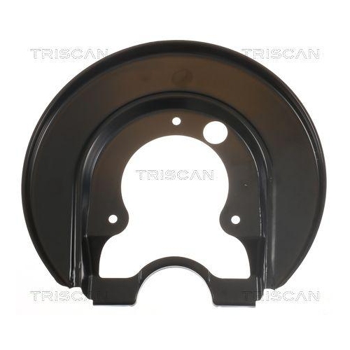 Spritzblech, Bremsscheibe TRISCAN 8125 29251 f&uuml;r VW, Hinterachse rechts