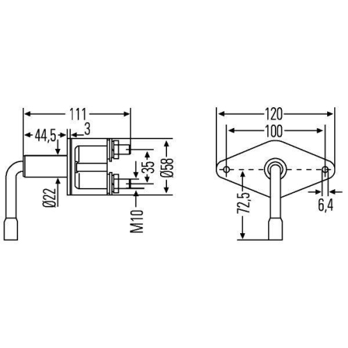 HELLA Hauptschalter, Batterie 6EK 001 559-001 für AUDI IVECO MACK MAN SCANIA VW