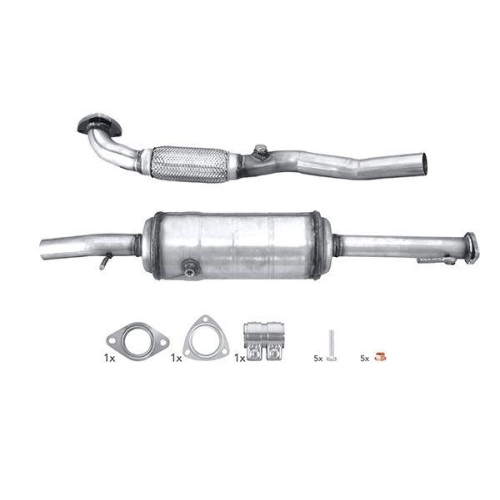 Ru&szlig;-/Partikelfilter, Abgasanlage HELLA 8LG 366 070-811 f&uuml;r OPEL VAUXHALL, Mitte