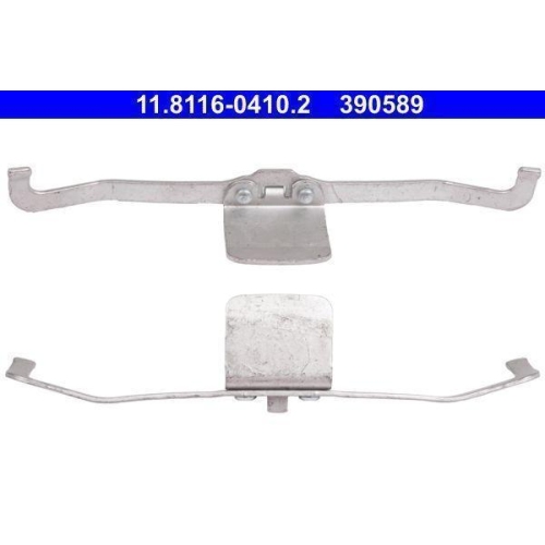 Feder, Bremssattel ATE 11.8116-0410.2 f&uuml;r OPEL SAAB SKODA VAUXHALL VAG