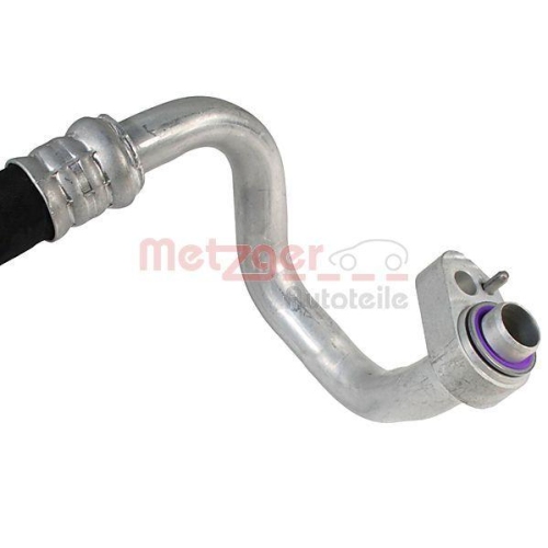 Niederdruckleitung, Klimaanlage METZGER 2360124 für MERCEDES-BENZ
