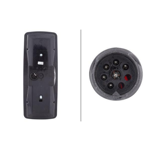 HELLA Gehäuse, Heckleuchte 9BG 130 945-001 für MAN DEMAG PUTZMEISTER TEREX