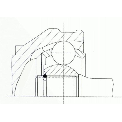 Gelenksatz, Antriebswelle SPIDAN 36111 GKN Automotive OE-Technologie 52° für