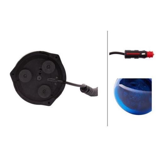 HELLA Blitz-Kennleuchte 2XD 012 878-121 Rota LED für