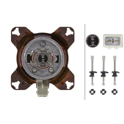 HELLA Scheinwerfereinsatz, Fernscheinwerfer 1K0 008 191-001 f&uuml;r MITSUBISHI VOLVO