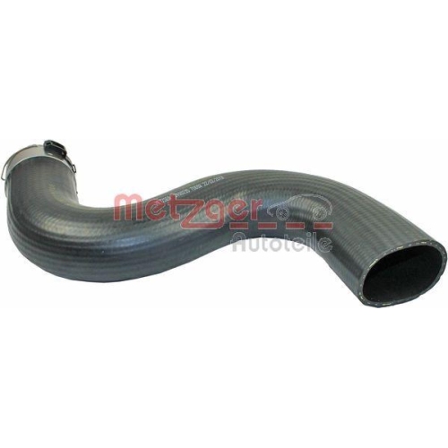 Ladeluftschlauch METZGER 2400235 f&uuml;r MERCEDES-BENZ VAG, Ladeluftk&uuml;hler, links