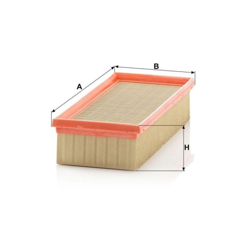 Luftfilter MANN-FILTER C 2584 f&uuml;r MITSUBISHI RENAULT SMART