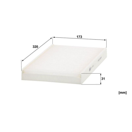 Filter, Innenraumluft MANN-FILTER CU 3139 f&uuml;r BMW