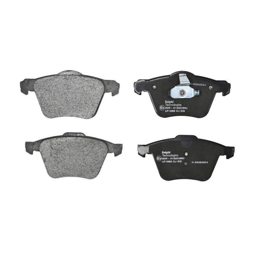 DELPHI LP1968 Bremsbelagsatz, Scheibenbremse f&uuml;r FORD VOLVO VOLVO (CHANGAN)