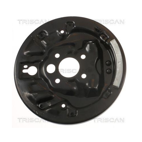 Spritzblech, Bremsscheibe TRISCAN 8125 29264 f&uuml;r VW, Hinterachse links