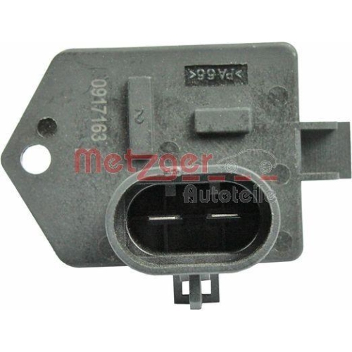 Vorwiderstand, Elektromotor (K&uuml;hlerl&uuml;fter) METZGER 0917163 f&uuml;r FIAT