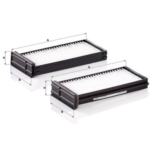 Filter, Innenraumluft MANN-FILTER CU 23 000-2 f&uuml;r MITSUBISHI