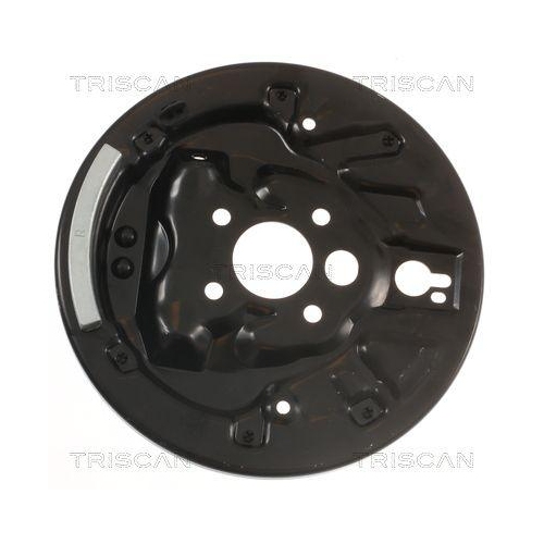 Spritzblech, Bremsscheibe TRISCAN 8125 29265 f&uuml;r VW, Hinterachse rechts