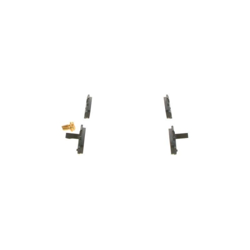Bremsbelagsatz, Scheibenbremse BOSCH 0 986 494 392 f&uuml;r HONDA MAZDA, Hinterachse