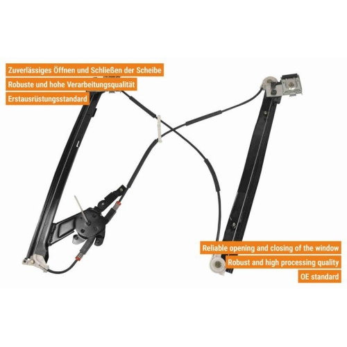 VAICO Fensterheber links und rechts elektrisch vorne V25-0559 + V25-0560 f&uuml;r FORD