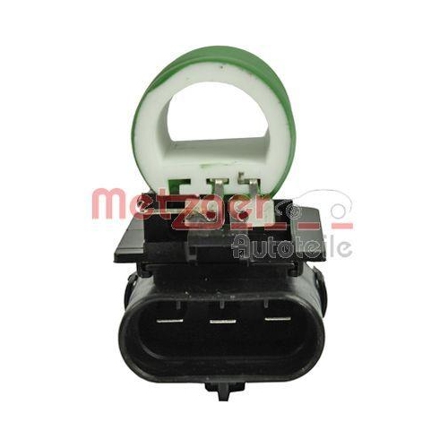 Vorwiderstand, Elektromotor (K&uuml;hlerl&uuml;fter) METZGER 0917234 f&uuml;r FIAT OPEL