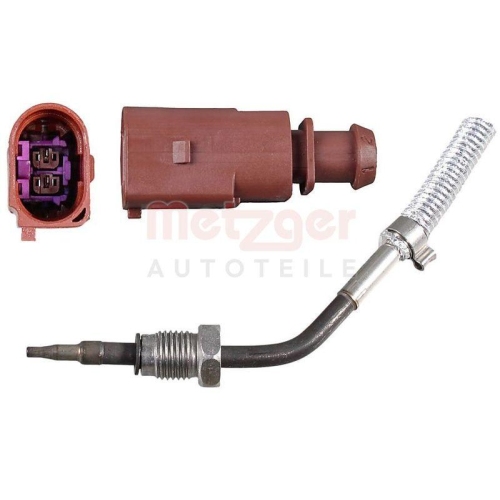 Sensor, Abgastemperatur METZGER 08941003 ORIGINAL ERSATZTEIL GREENPARTS f&uuml;r AUDI