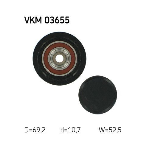 Generatorfreilauf SKF VKM 03655 f&uuml;r VOLVO LAND ROVER