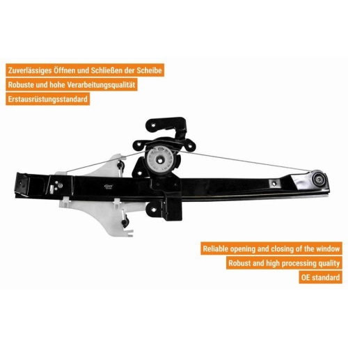 VAICO Fensterheber links und rechts elektrisch hinten V25-0562 + V25-0561 f&uuml;r FORD