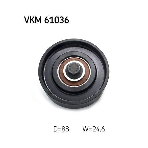 Umlenk-/F&uuml;hrungsrolle, Keilrippenriemen SKF VKM 61036 f&uuml;r TOYOTA, unten