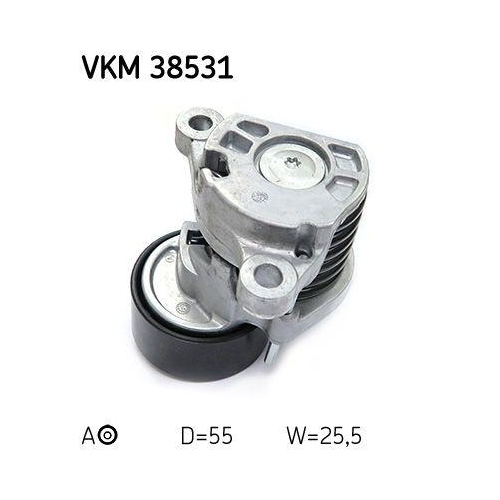 Riemenspanner, Keilrippenriemen SKF VKM 38531 f&uuml;r MERCEDES-BENZ, mitte