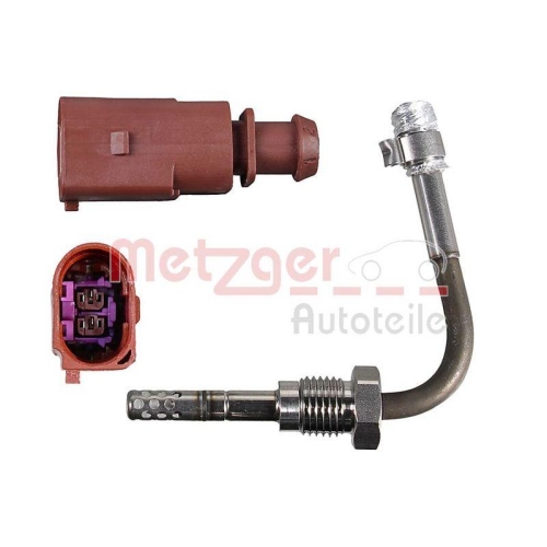 Sensor, Abgastemperatur METZGER 0894026 ORIGINAL ERSATZTEIL f&uuml;r VW
