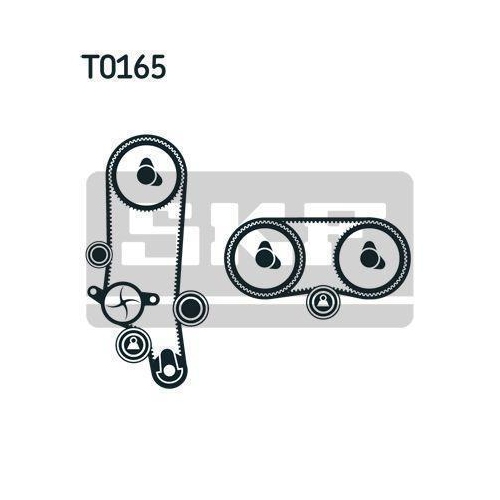 Zahnriemensatz SKF VKMA 01121 f&uuml;r AUDI SEAT SKODA VW VW (SVW)