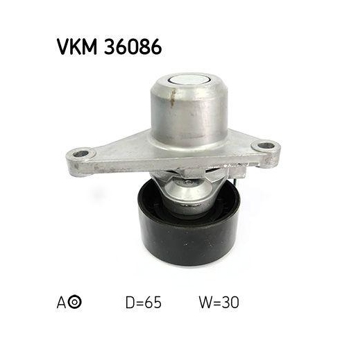 Riemenspanner, Keilrippenriemen SKF VKM 36086 f&uuml;r NISSAN RENAULT, links, mitte