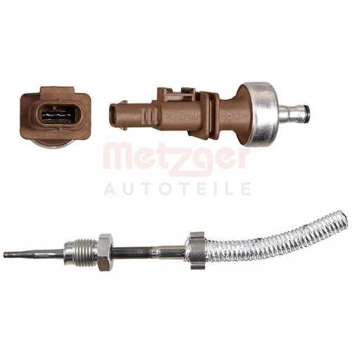 Sensor, Abgastemperatur METZGER 08941007 ORIGINAL ERSATZTEIL f&uuml;r AUDI SEAT SKODA