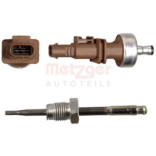 Sensor, Abgastemperatur METZGER 08941009 ORIGINAL ERSATZTEIL GREENPARTS f&uuml;r AUDI
