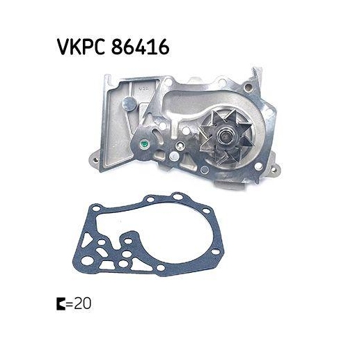 Wasserpumpe, Motork&uuml;hlung SKF VKPC 86416 Aquamax f&uuml;r NISSAN RENAULT DACIA